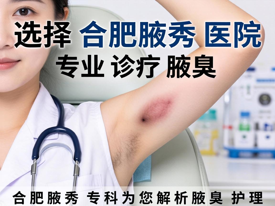 选择合肥腋秀医院 专业诊疗腋臭，合肥腋秀专科为您解析腋臭护理