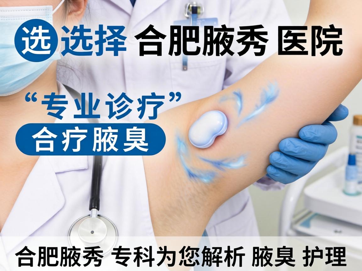 选择合肥腋秀医院 专业诊疗腋臭，合肥腋秀专科为您解析腋臭护理