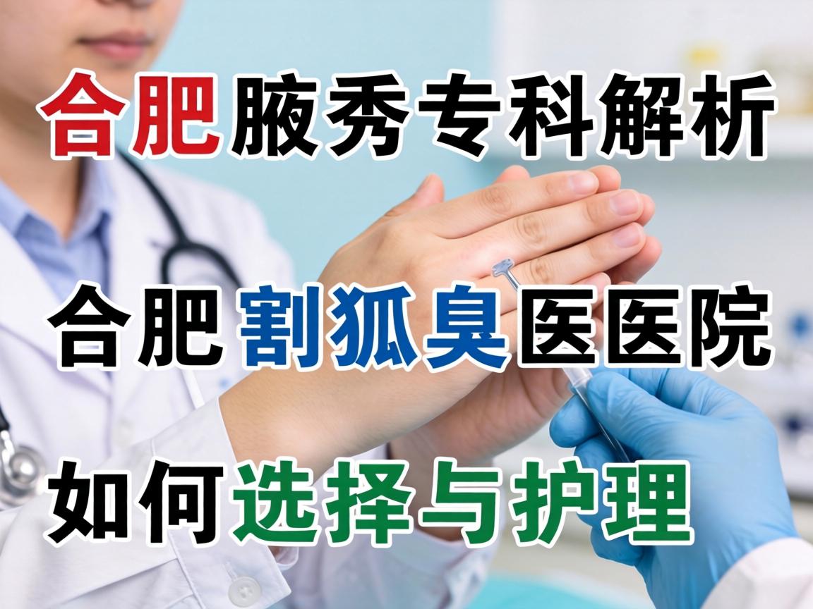 合肥腋秀专科解析,合肥割狐臭医院如何选择与护理 合肥腋秀专科解析,合肥割狐臭医院如何选择与护理