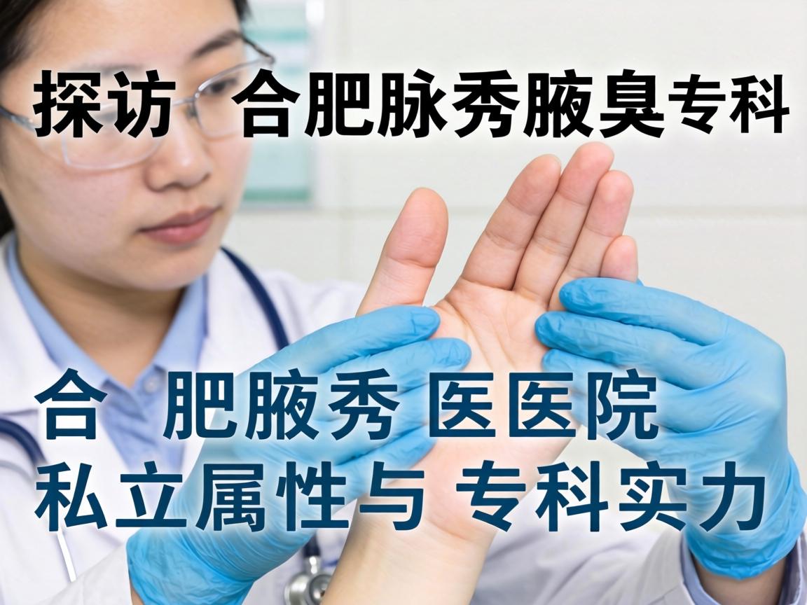 探访合肥腋秀腋臭专科，解析合肥腋秀医院的私立属性与专科实力