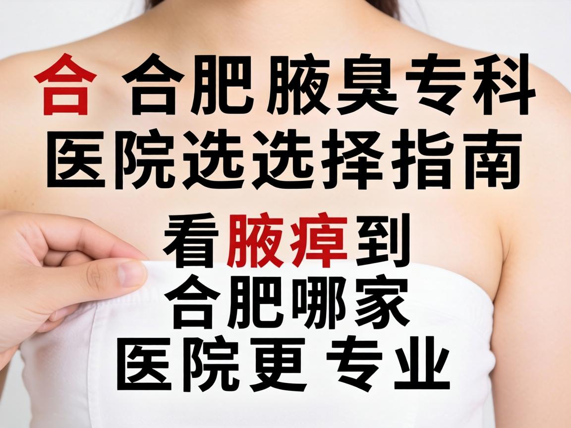 合肥腋臭专科医院选择指南,看腋臭到合肥哪家医院更专业 合肥腋臭专科医院选择指南,看腋臭到合肥哪家医院更专业
