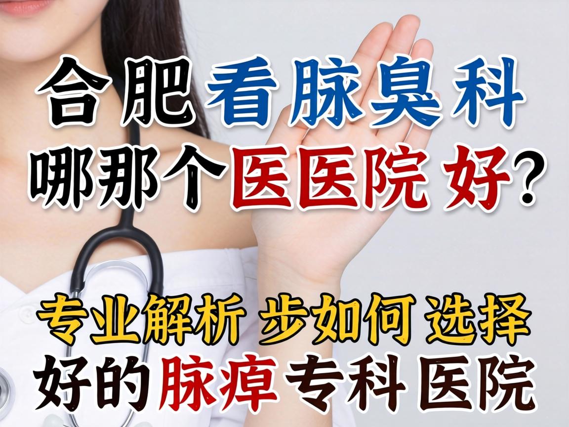 合肥看腋臭科哪个医院好？专业解析如何选择好的腋臭专科医院