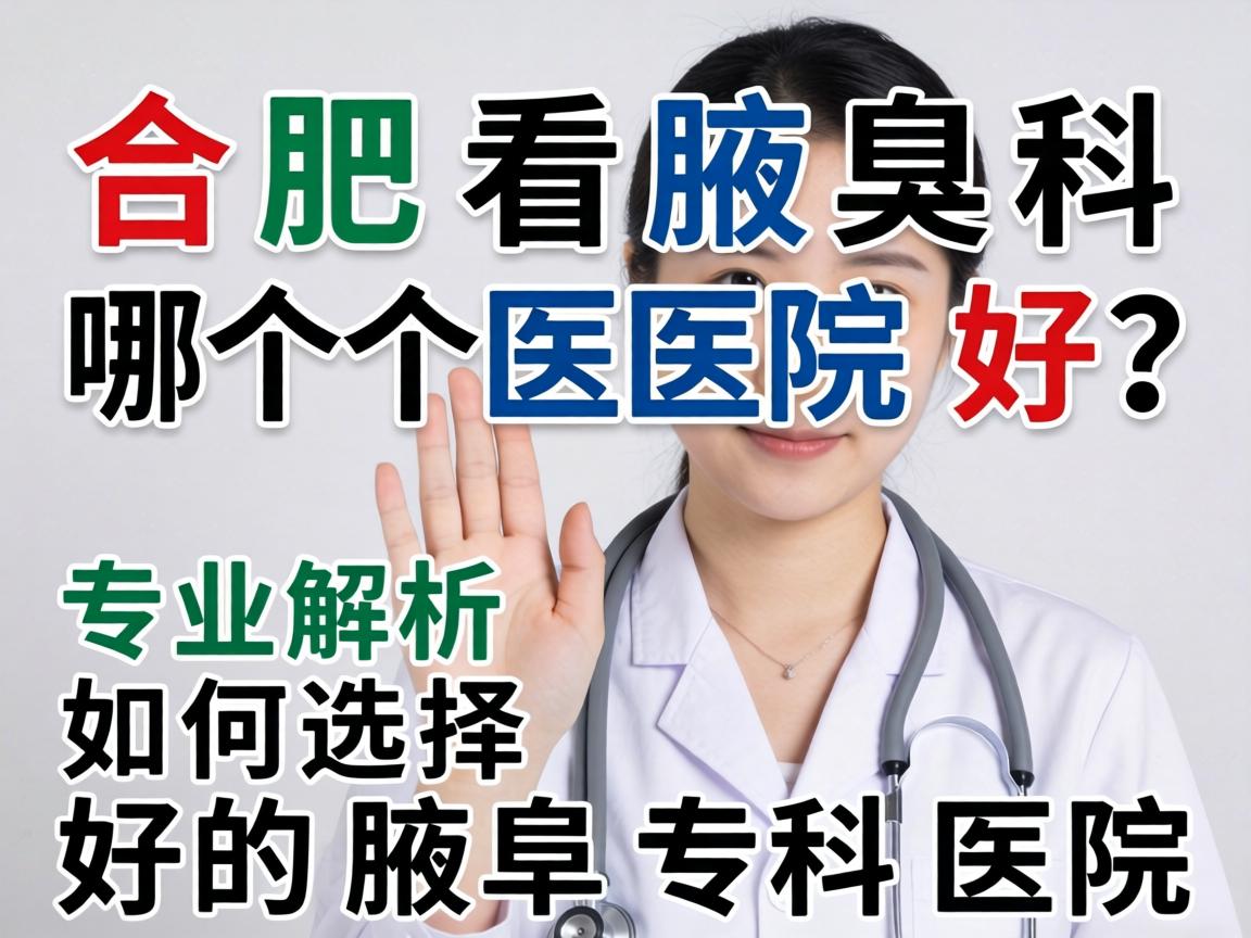 合肥看腋臭科哪个医院好？专业解析如何选择好的腋臭专科医院