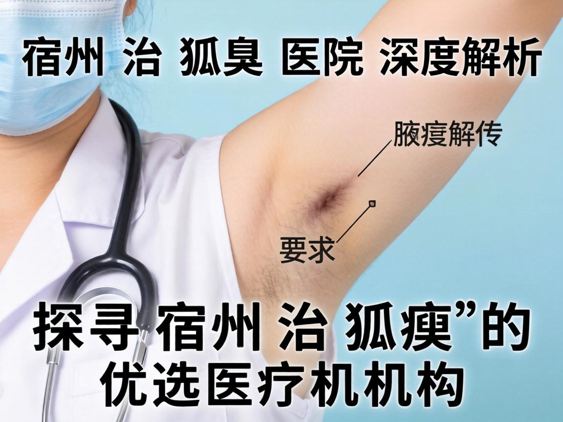 宿州治狐臭医院深度解析,探寻宿州治狐臭的优选医疗机构 宿州治狐臭医院深度解析,探寻宿州治狐臭的优选医疗机构