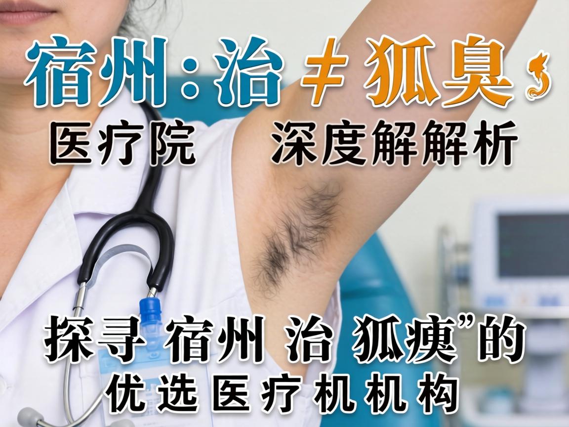 宿州治狐臭医院深度解析,探寻宿州治狐臭的优选医疗机构 宿州治狐臭医院深度解析,探寻宿州治狐臭的优选医疗机构