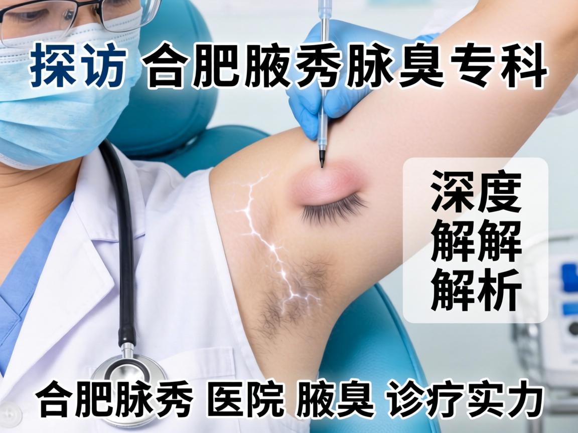 探访合肥腋秀腋臭专科，深度解析合肥腋秀医院腋臭诊疗实力