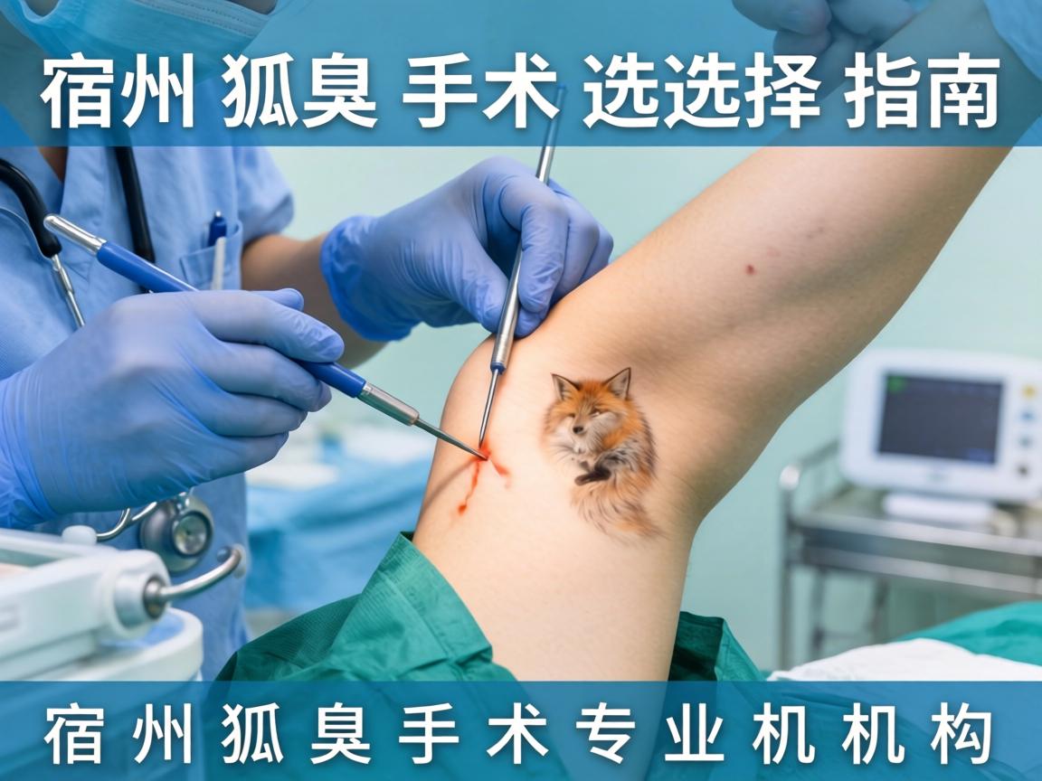 宿州狐臭手术医院选择指南，详解宿州狐臭手术专业机构