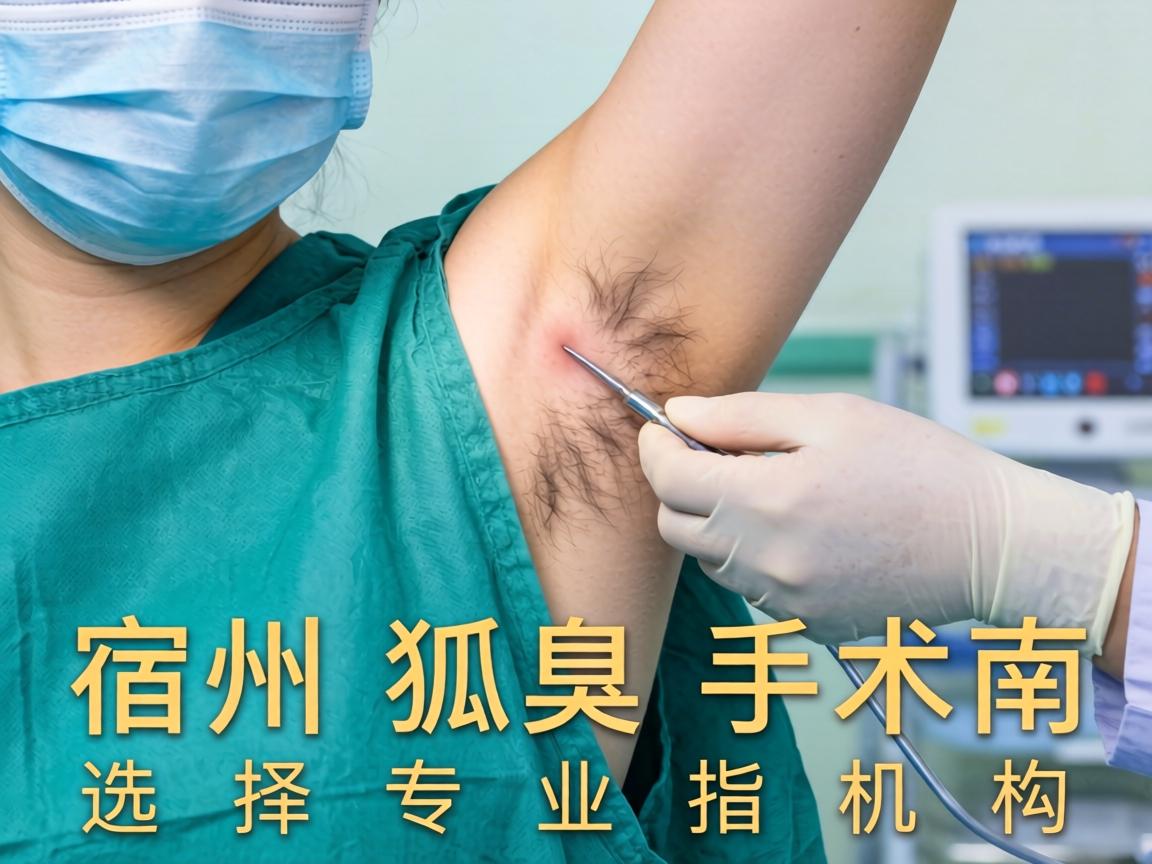 宿州狐臭手术医院选择指南，详解宿州狐臭手术专业机构