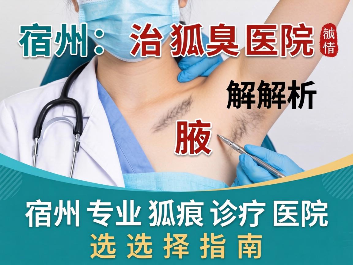 宿州治狐臭医院解析，宿州专业狐臭诊疗医院的选择指南
