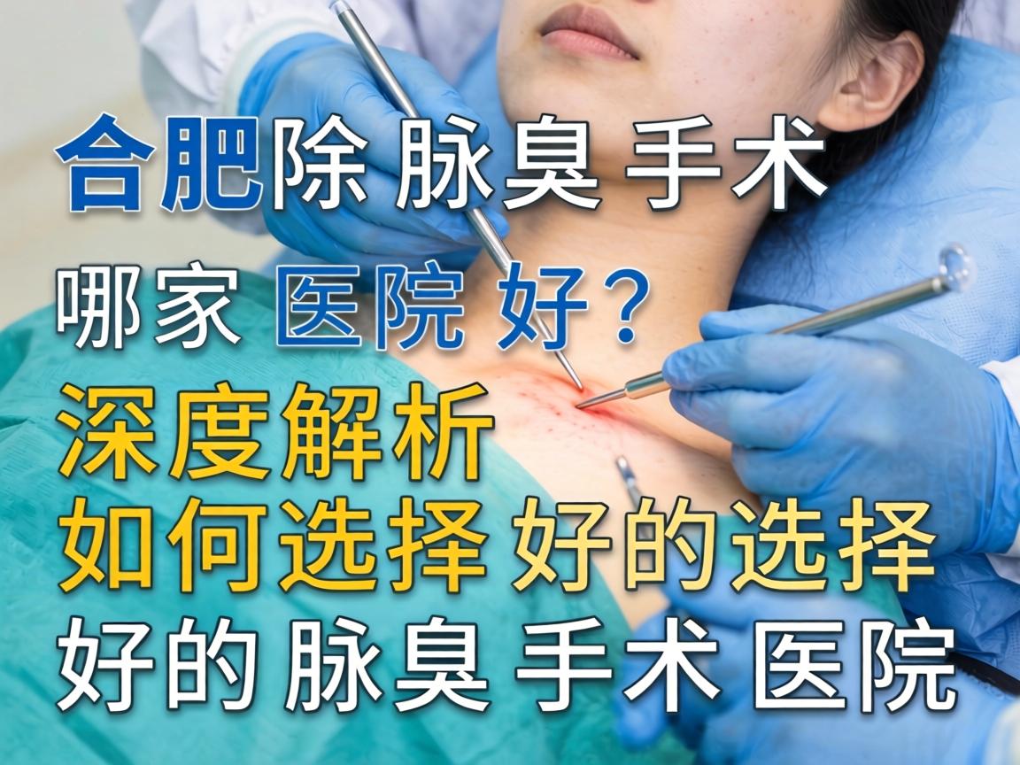 合肥除腋臭手术哪家医院好?深度解析如何选择好的腋臭手术医院 合肥除腋臭手术哪家医院好?深度解析如何选择好的腋臭手术医院