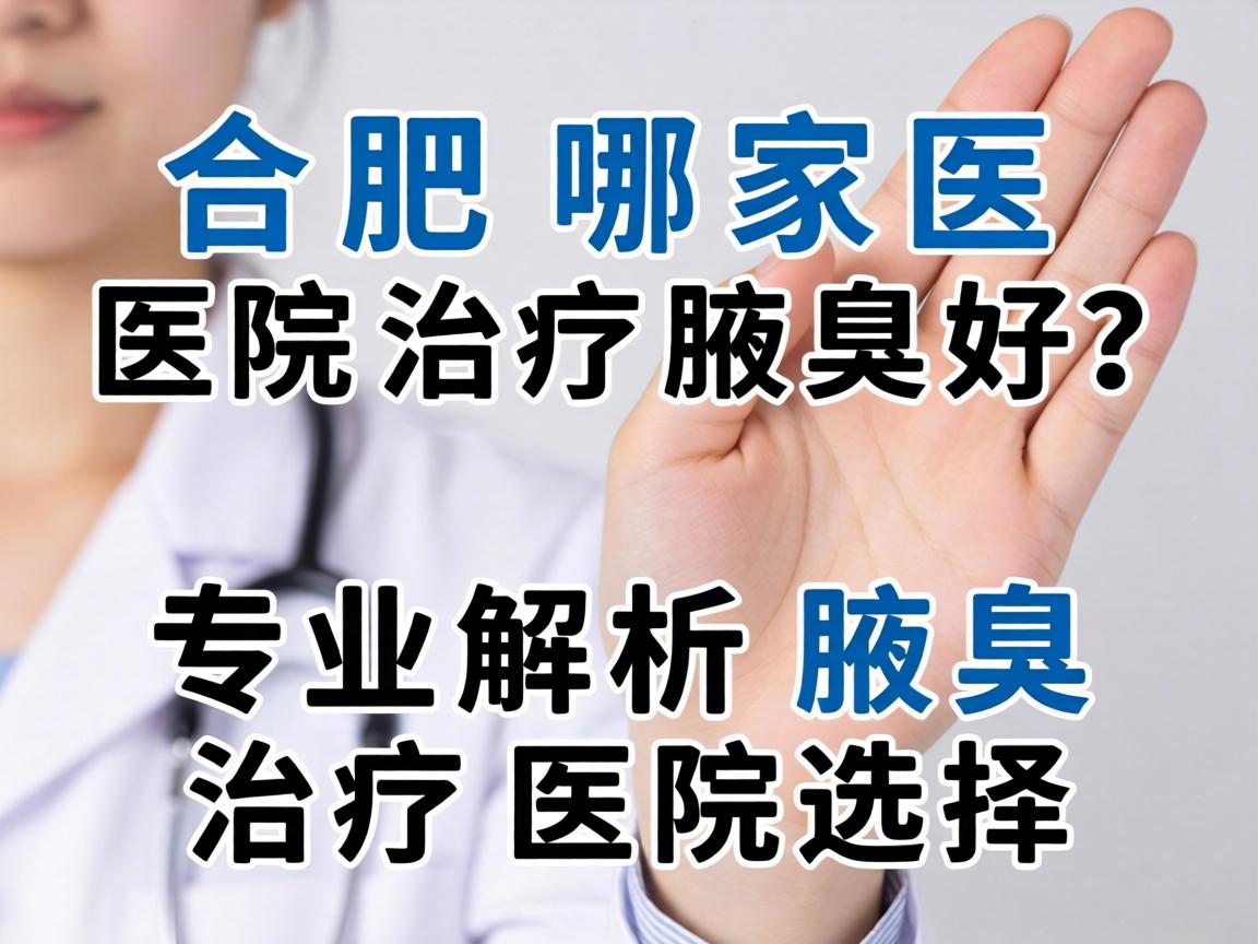 合肥哪家医院治疗腋臭好？专业解析腋臭治疗医院选择