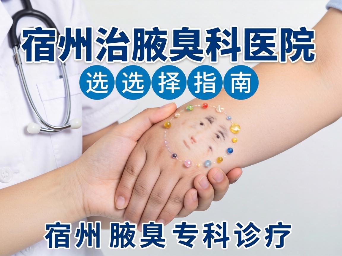宿州治腋臭科医院选择指南，详解宿州腋臭专科诊疗