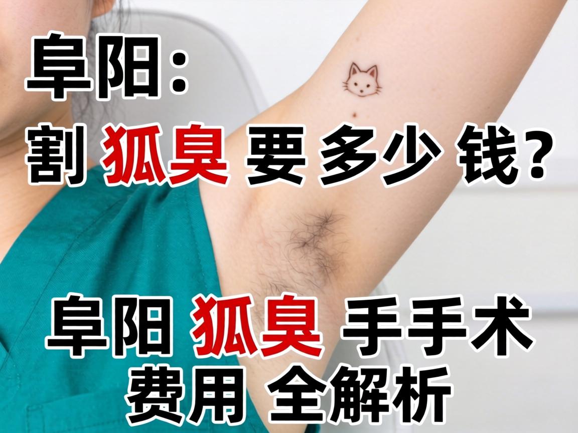 在阜阳割狐臭要多少钱？阜阳狐臭手术费用全解析