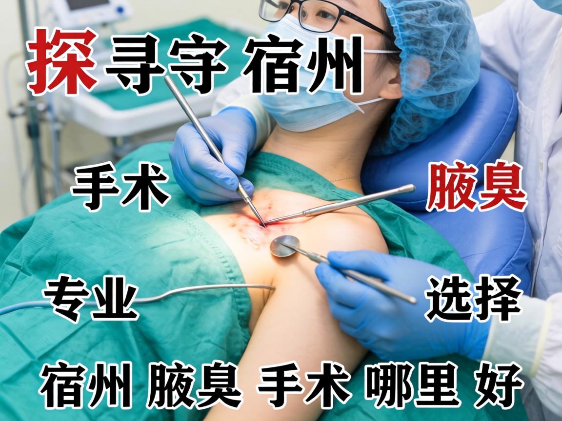 探寻宿州腋臭手术专业选择，详解宿州腋臭手术哪里好