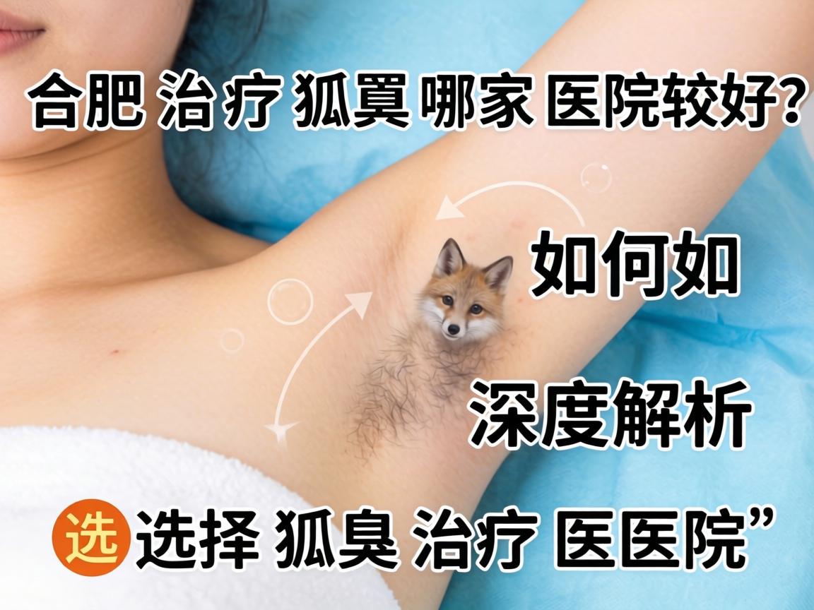 合肥治疗狐臭哪家医院较好？深度解析如何选择狐臭治疗医院