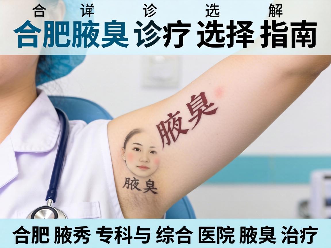 合肥腋臭诊疗选择指南，详解合肥腋秀专科与综合医院腋臭治疗