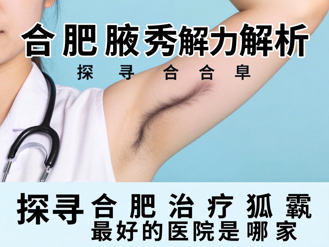 合肥腋秀解析，探寻合肥治疗狐臭最好的医院是哪家