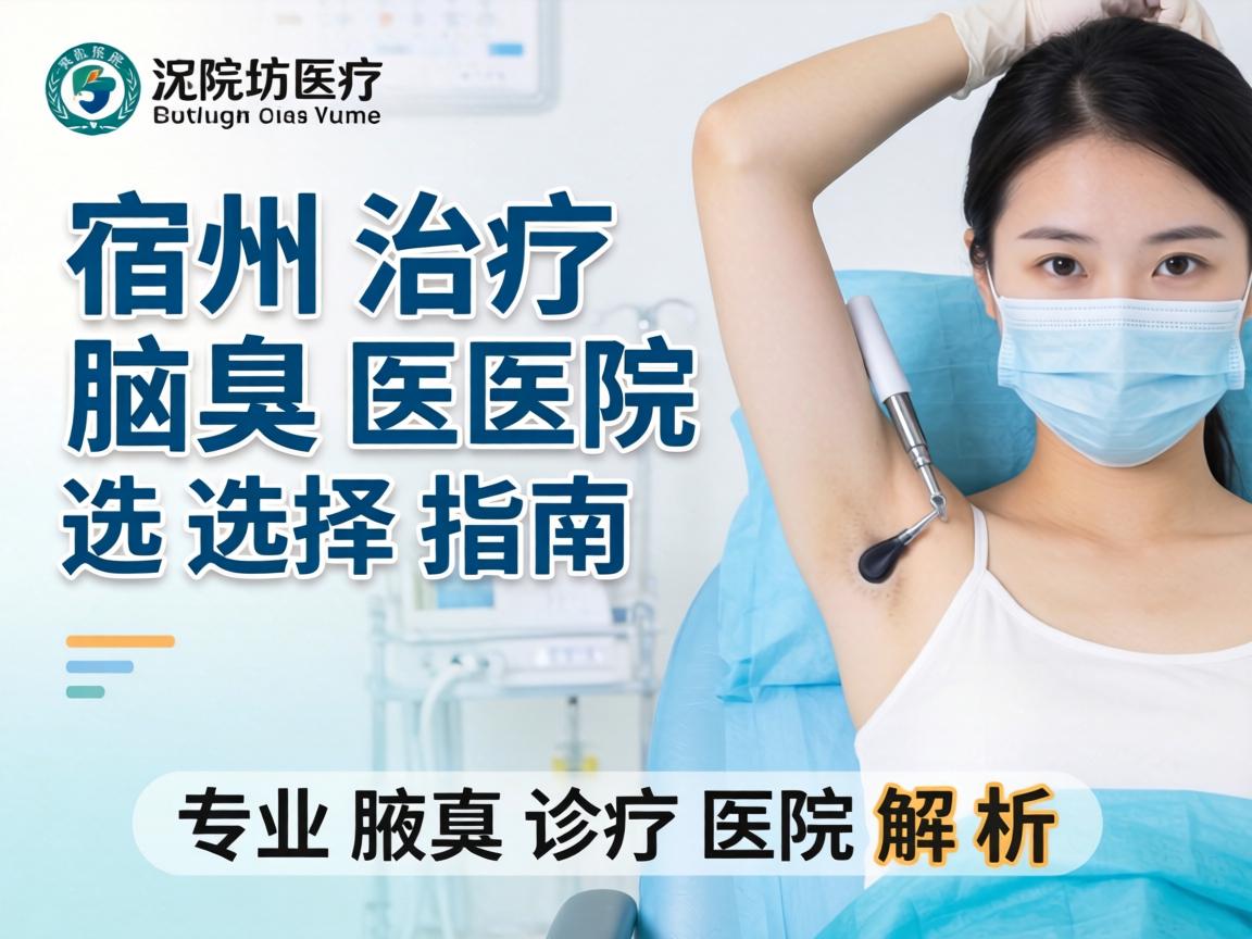 宿州治疗腋臭医院选择指南,专业腋臭诊疗医院解析 宿州治疗腋臭医院选择指南,专业腋臭诊疗医院解析