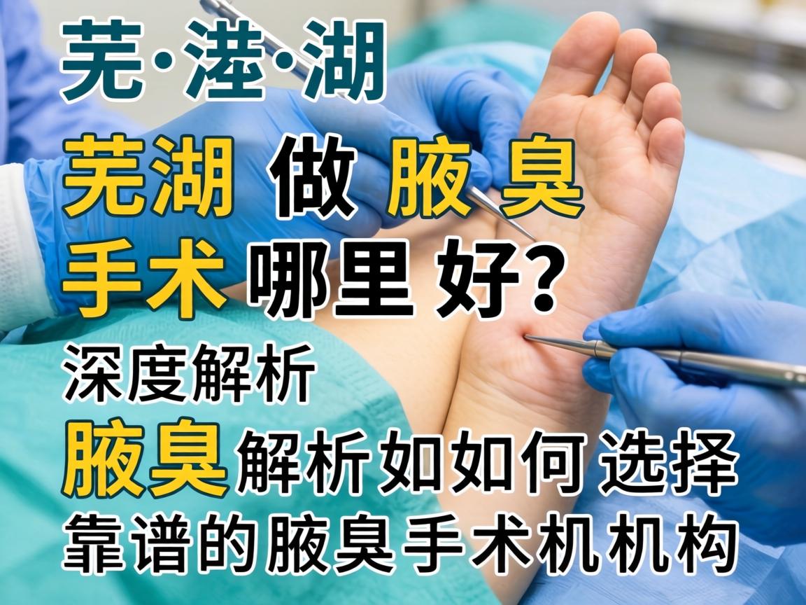 芜湖做腋臭手术哪里好？深度解析如何选择靠谱的腋臭手术机构