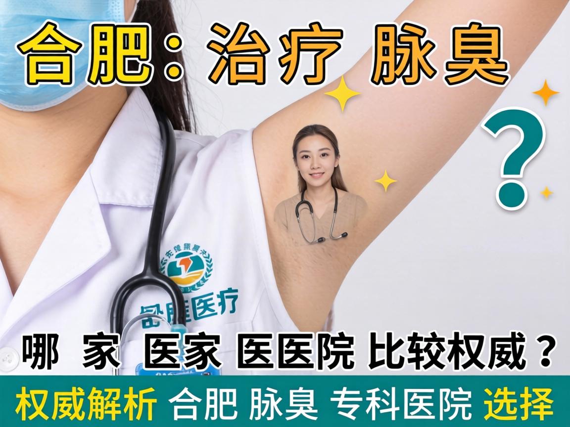 合肥治疗腋臭哪家医院比较权威？权威解析合肥腋臭专科医院选择