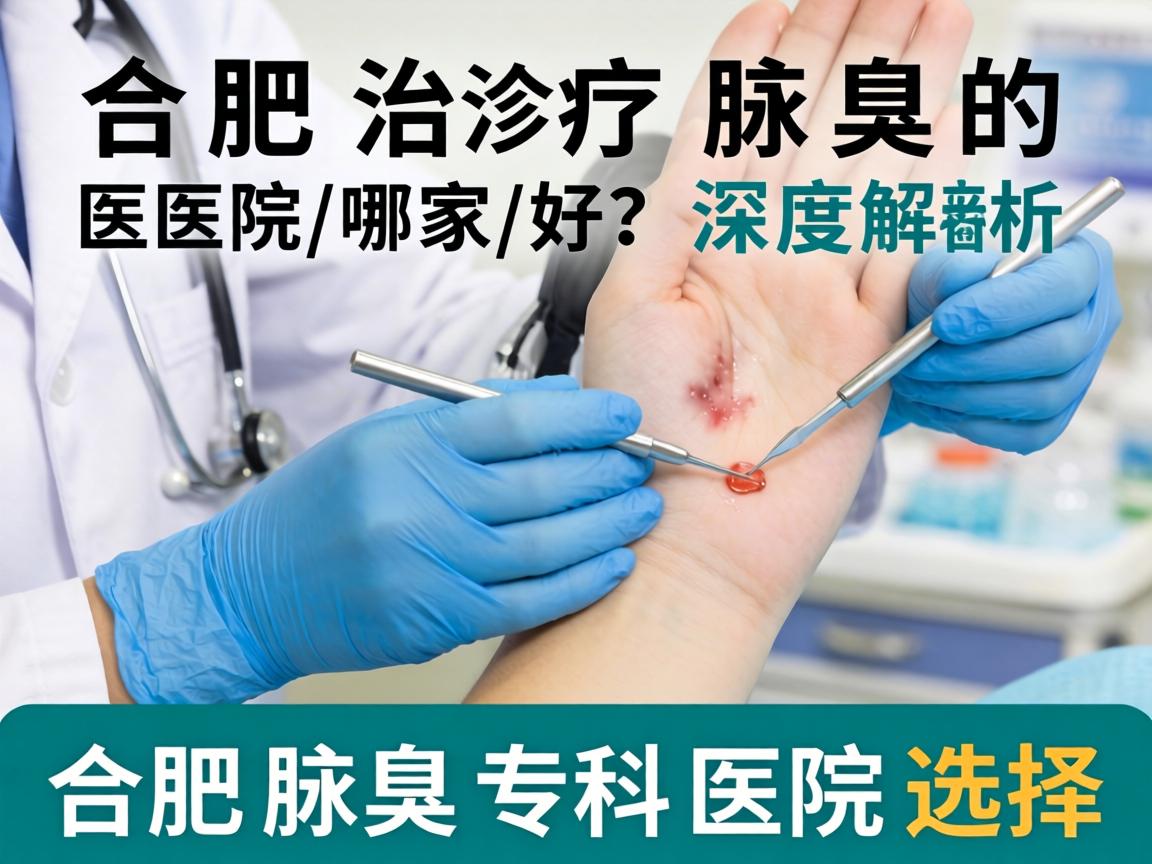 合肥治疗腋臭的医院哪家好？深度解析合肥腋臭专科医院选择