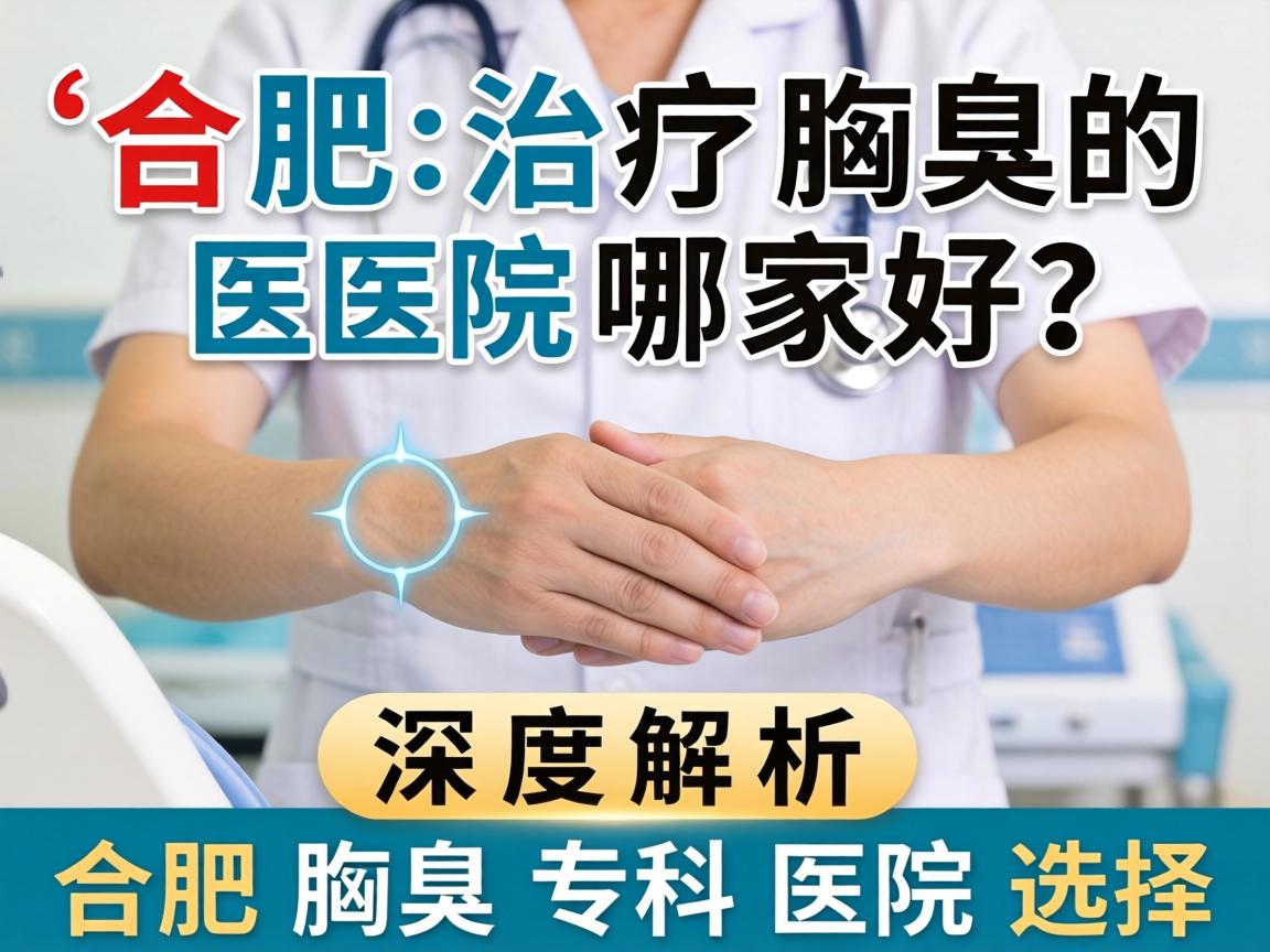 合肥治疗腋臭的医院哪家好？深度解析合肥腋臭专科医院选择