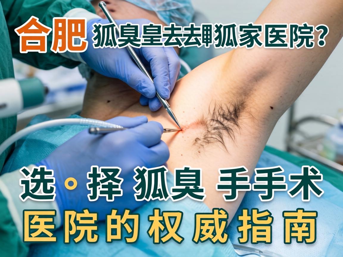 合肥狐臭手术去哪家医院？选择狐臭手术医院的权威指南