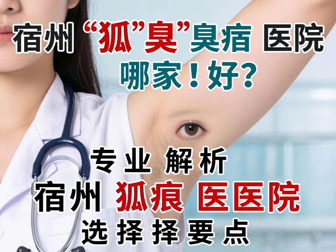 宿州狐臭医院哪家好？专业解析宿州狐臭医院选择要点