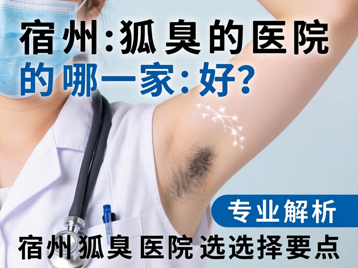宿州狐臭医院哪家好？专业解析宿州狐臭医院选择要点