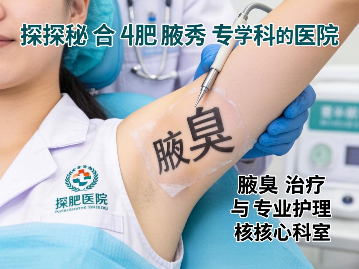 探秘合肥腋秀专科医院，解析腋臭治疗与专业护理的核心科室