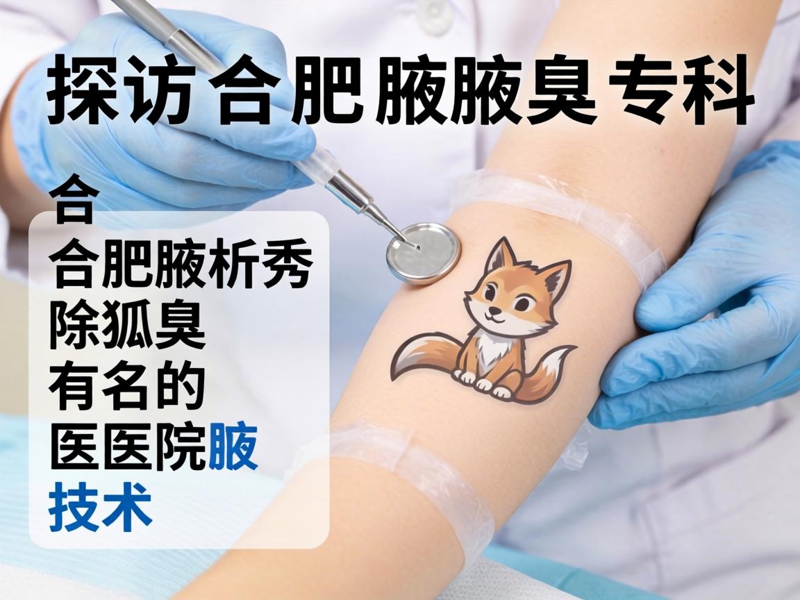 探访合肥腋秀腋臭专科，解析合肥除狐臭有名的医院技术
