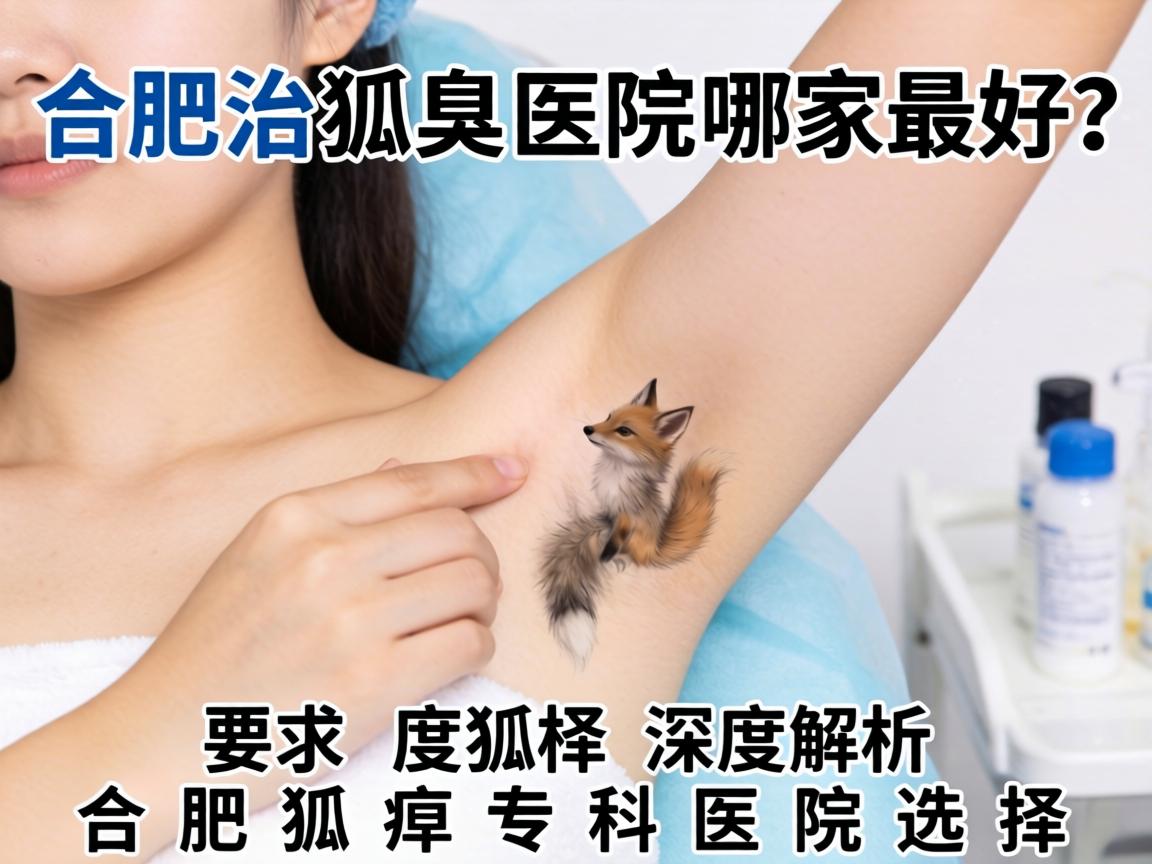 合肥治狐臭医院哪家最好？深度解析合肥狐臭专科医院选择