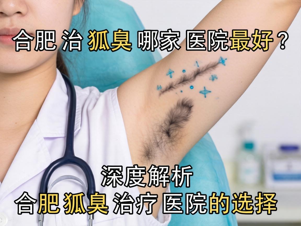 合肥治狐臭哪家医院最好？深度解析合肥狐臭治疗医院的选择