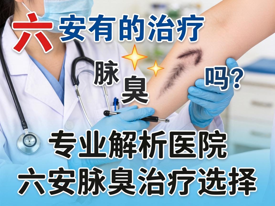 六安有治疗腋臭的医院吗？专业解析六安腋臭治疗选择