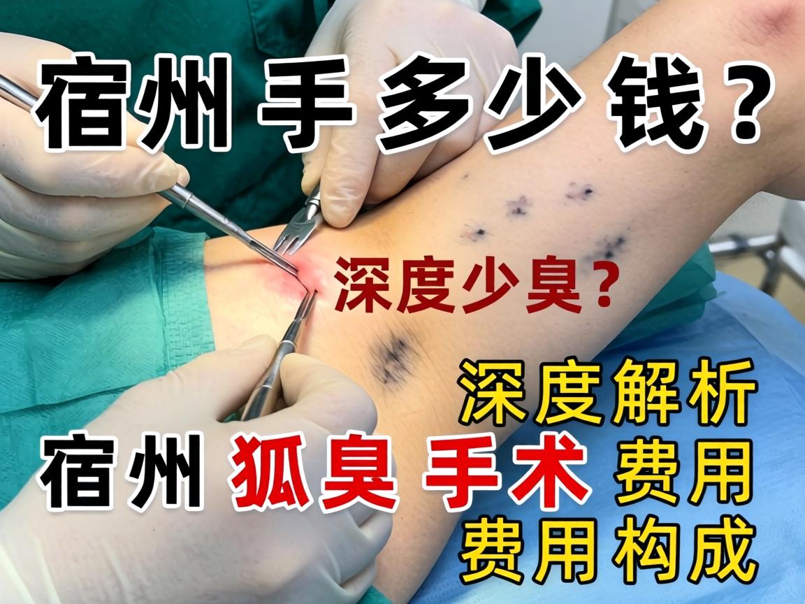 宿州狐臭手术多少钱？深度解析宿州狐臭手术费用构成