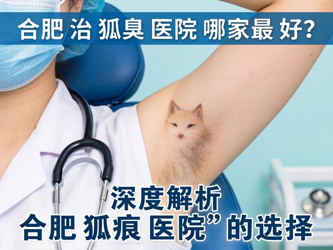 合肥治狐臭医院哪家最好？深度解析合肥狐臭医院的选择
