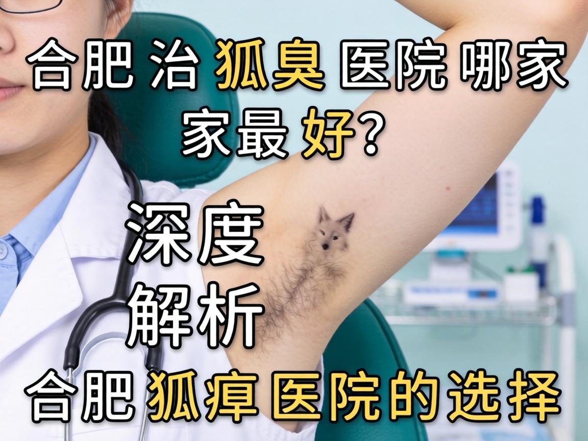 合肥治狐臭医院哪家最好？深度解析合肥狐臭医院的选择