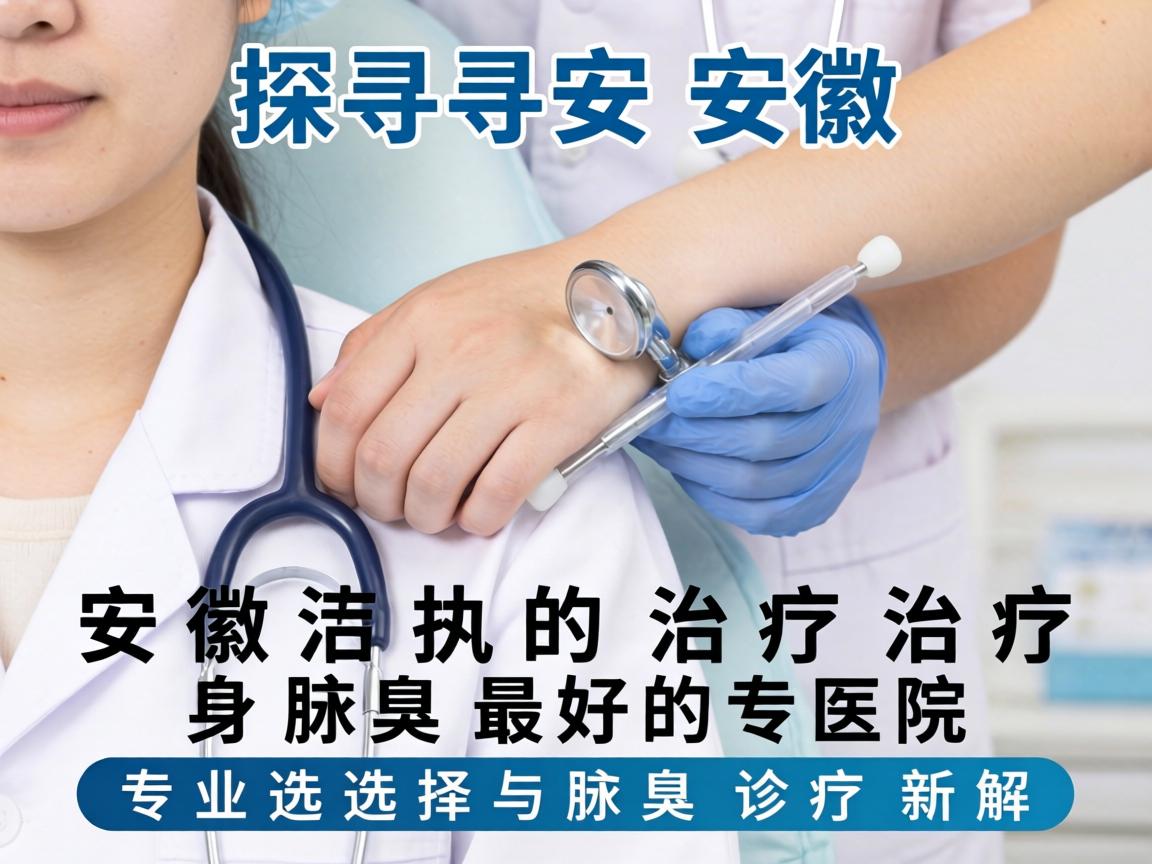 探寻安徽治疗腋臭最好的医院，专业选择与腋臭诊疗新解