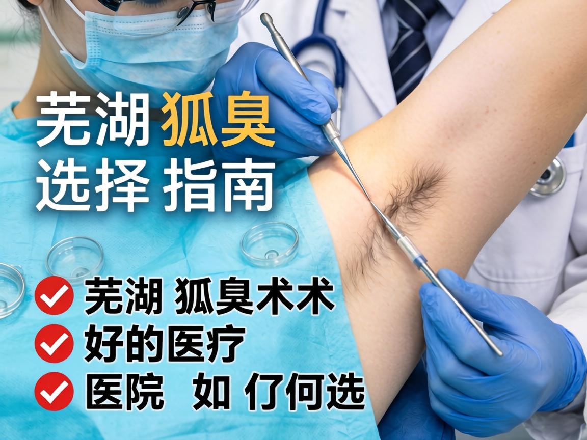 芜湖狐臭手术选择指南，详解芜湖狐臭术好的医院如何选