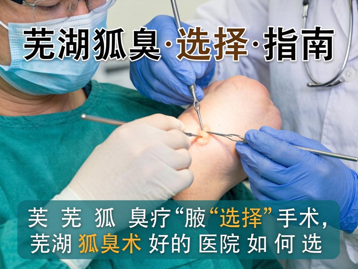 芜湖狐臭手术选择指南，详解芜湖狐臭术好的医院如何选