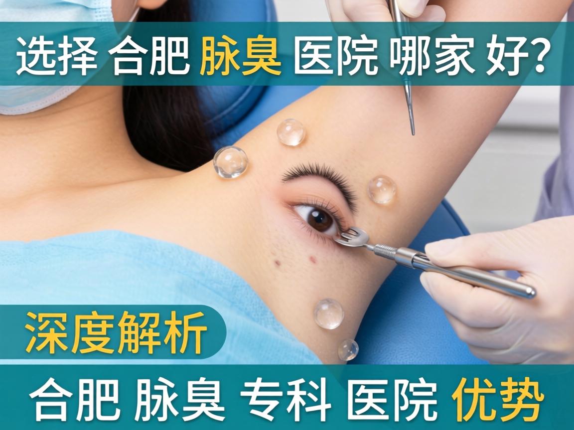 选择合肥腋臭医院哪家好？深度解析合肥腋臭专科医院优势
