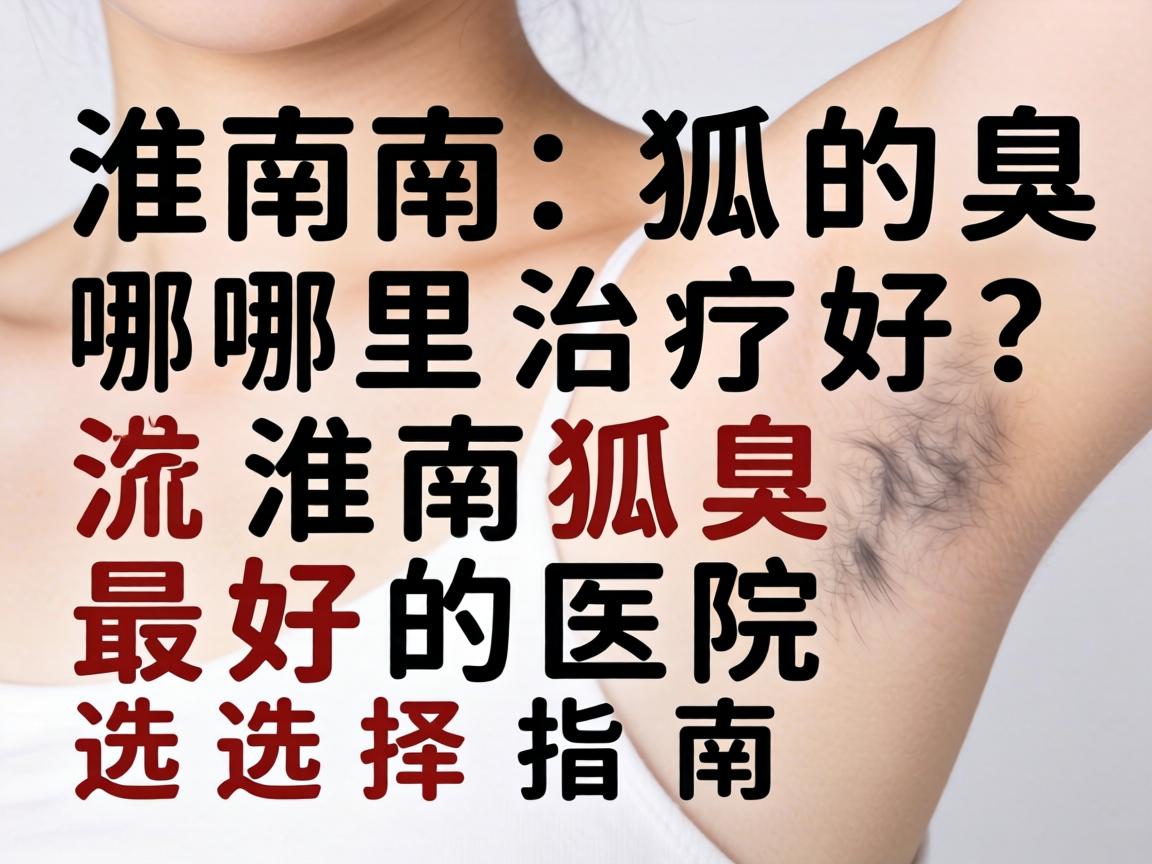 淮南狐臭哪里治疗好？淮南狐臭最好的医院选择指南