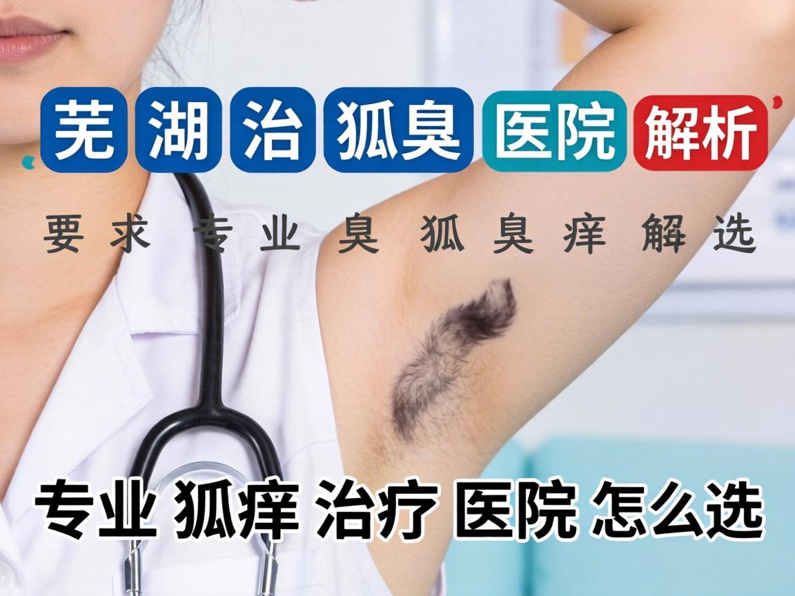 芜湖治狐臭医院解析，专业狐臭治疗医院怎么选