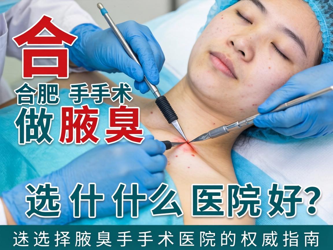 合肥做腋臭手术什么医院好？选择腋臭手术医院的权威指南