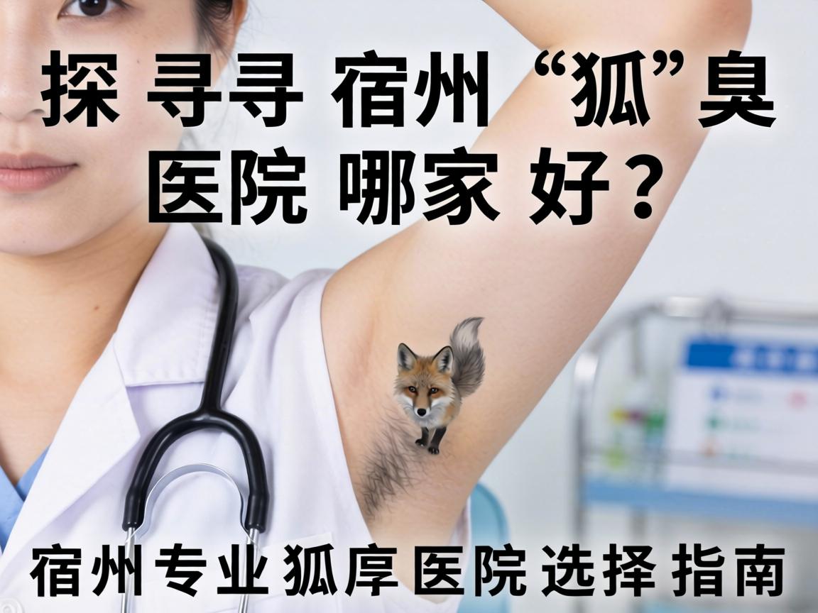 探寻宿州狐臭医院哪家好？宿州专业狐臭医院选择指南
