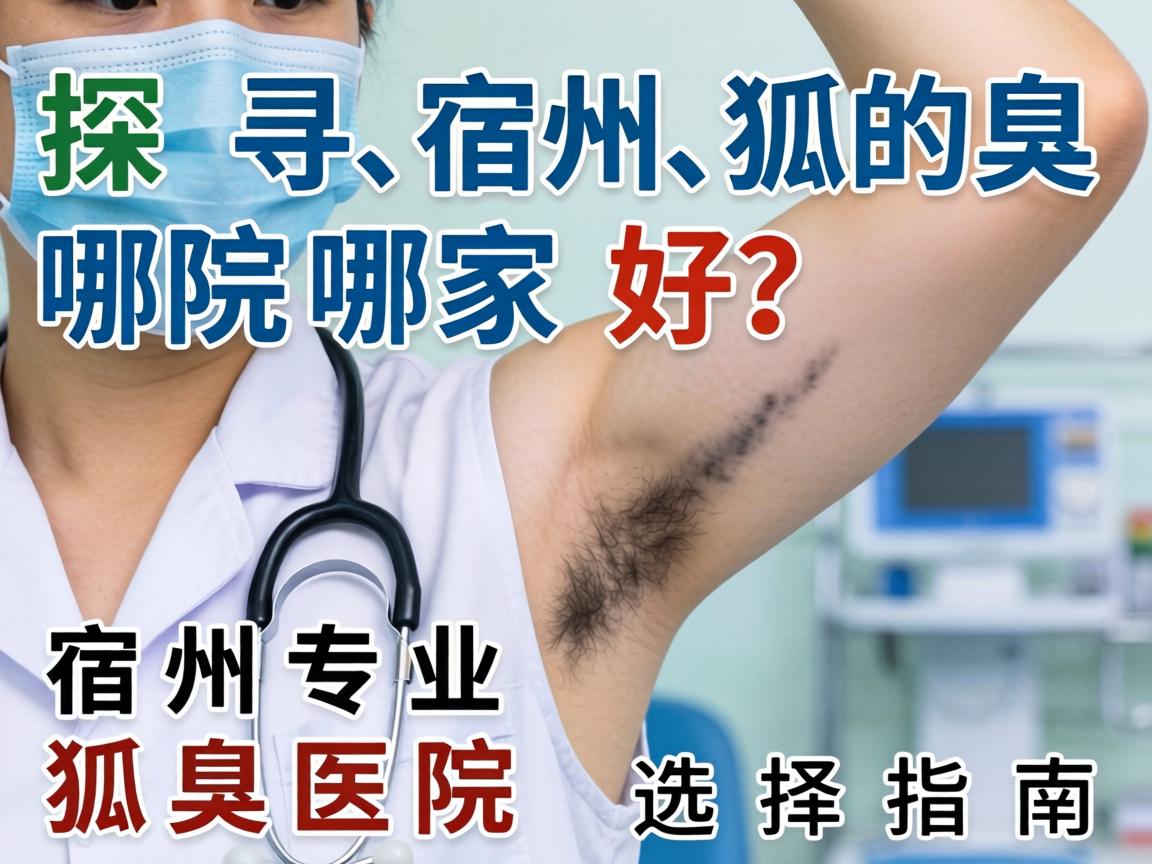 探寻宿州狐臭医院哪家好？宿州专业狐臭医院选择指南