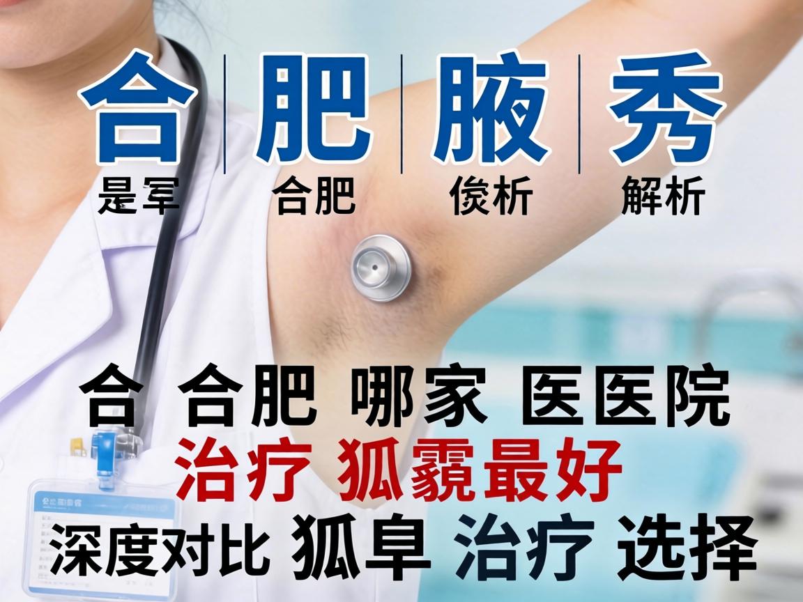 合肥腋秀解析，合肥哪家医院治疗狐臭最好，深度对比狐臭治疗选择