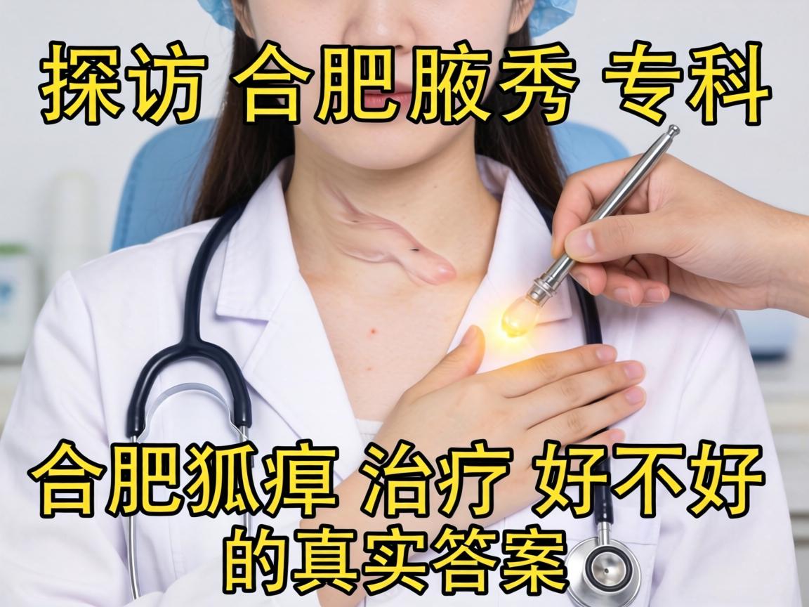 探访合肥腋秀专科，解析合肥狐臭治疗好不好的真实答案