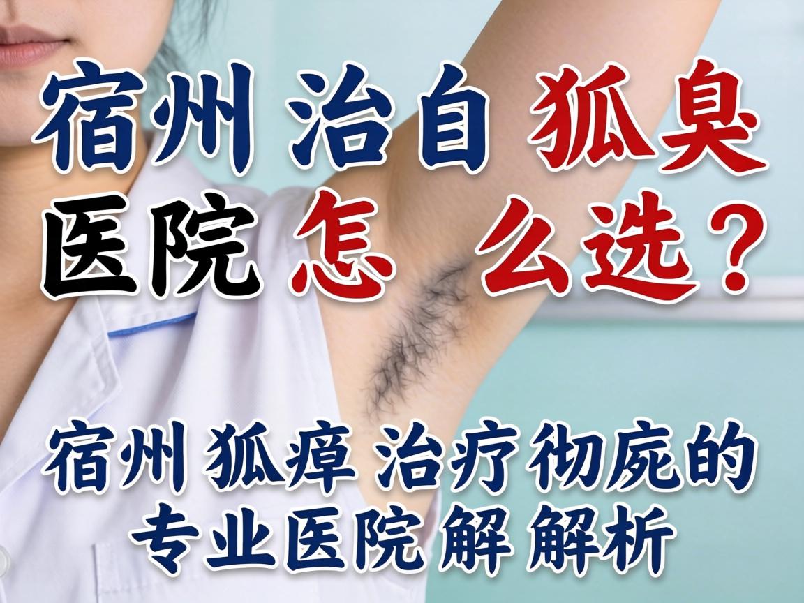 宿州治狐臭医院怎么选？宿州狐臭治疗彻底的专业医院解析
