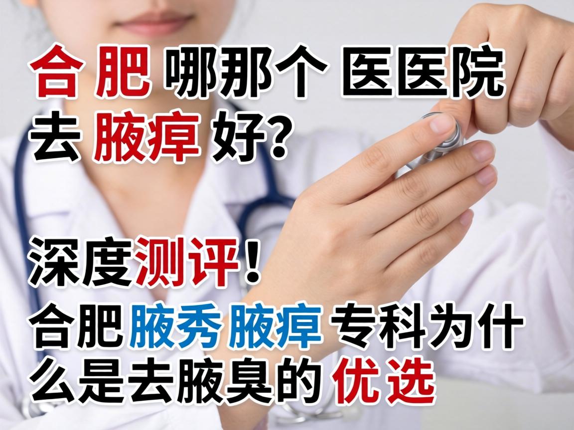 合肥哪个医院去腋臭好？深度测评，合肥腋秀腋臭专科为什么是去腋臭的优选